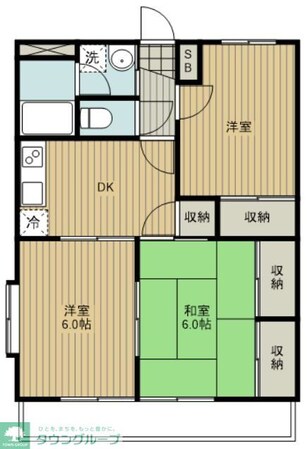 ラフェスタ深谷の物件間取画像